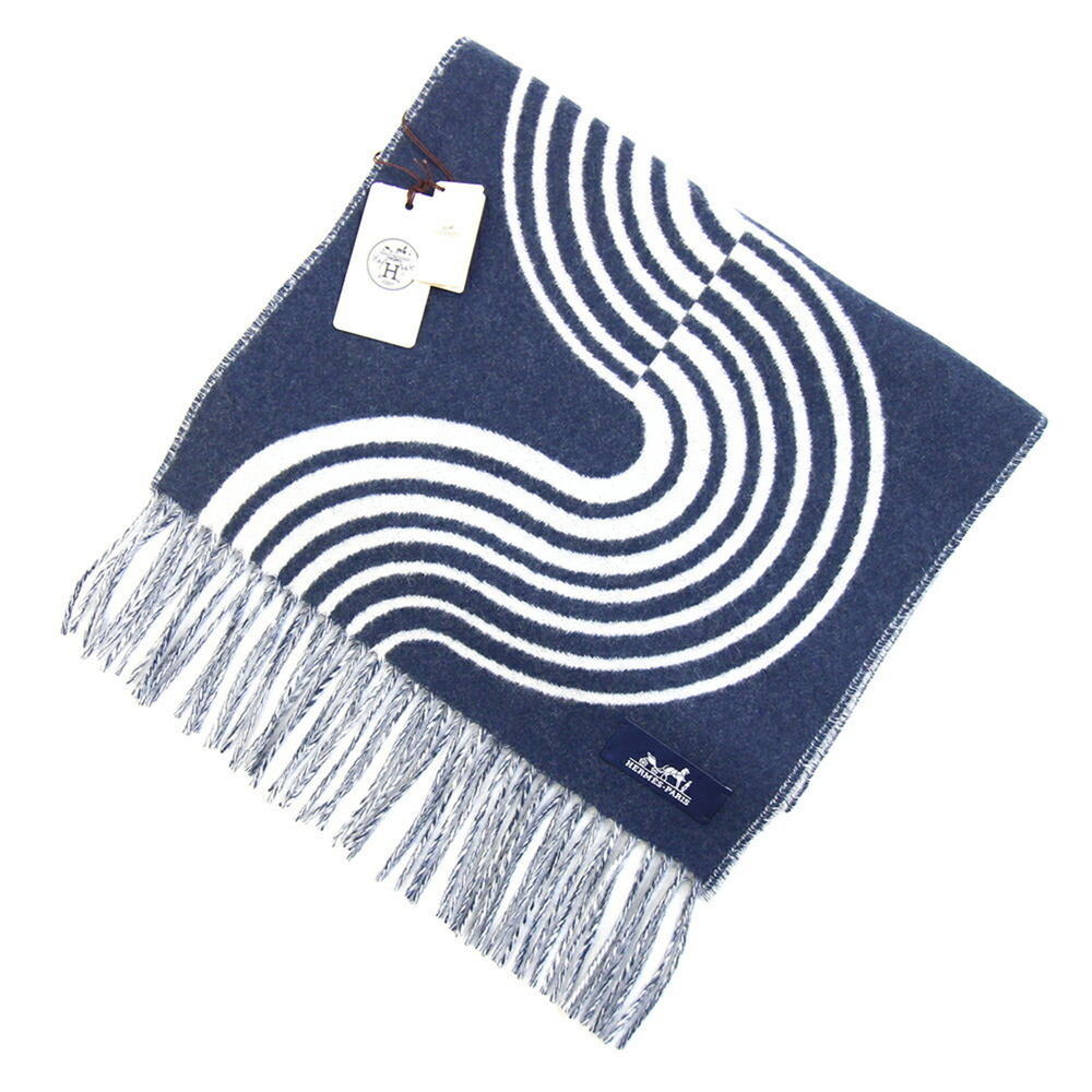 HERMES Blue Scarf
